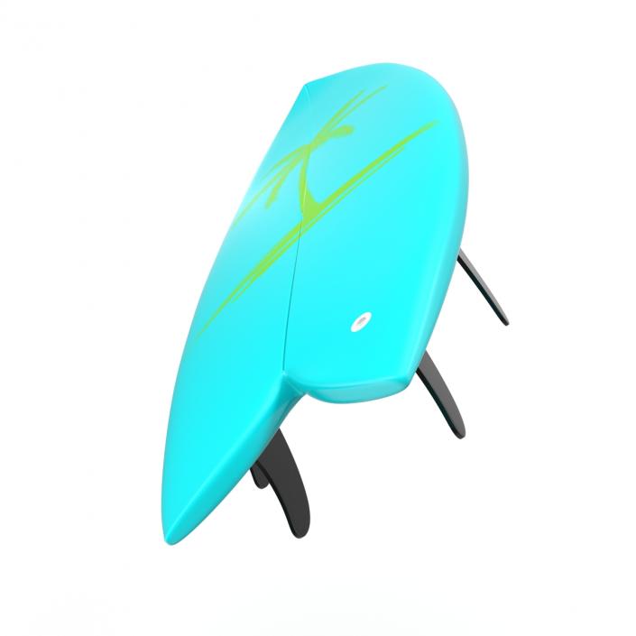 3D Surfboard Fish 4