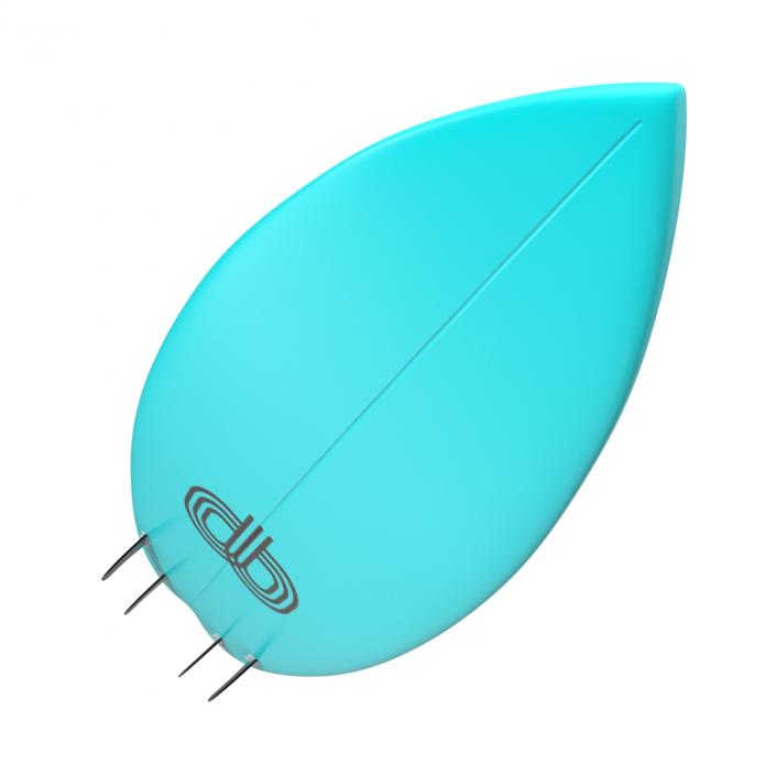 3D Surfboard Fish 4