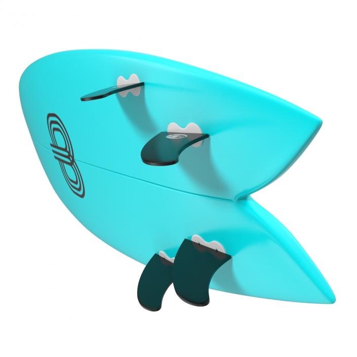 3D Surfboard Fish 4