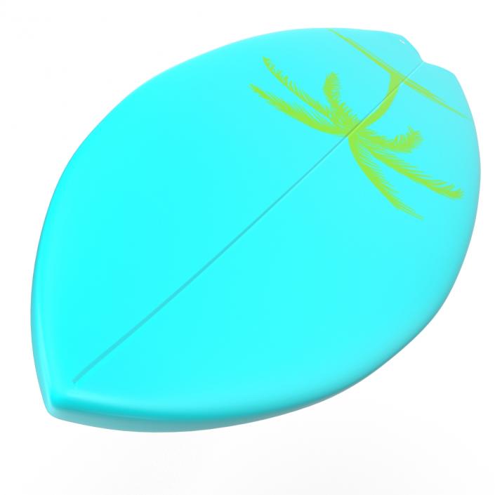 3D Surfboard Fish 4