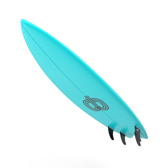 3D Surfboard Fish 4