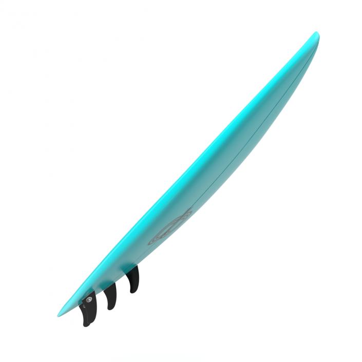 3D Surfboard Fish 4