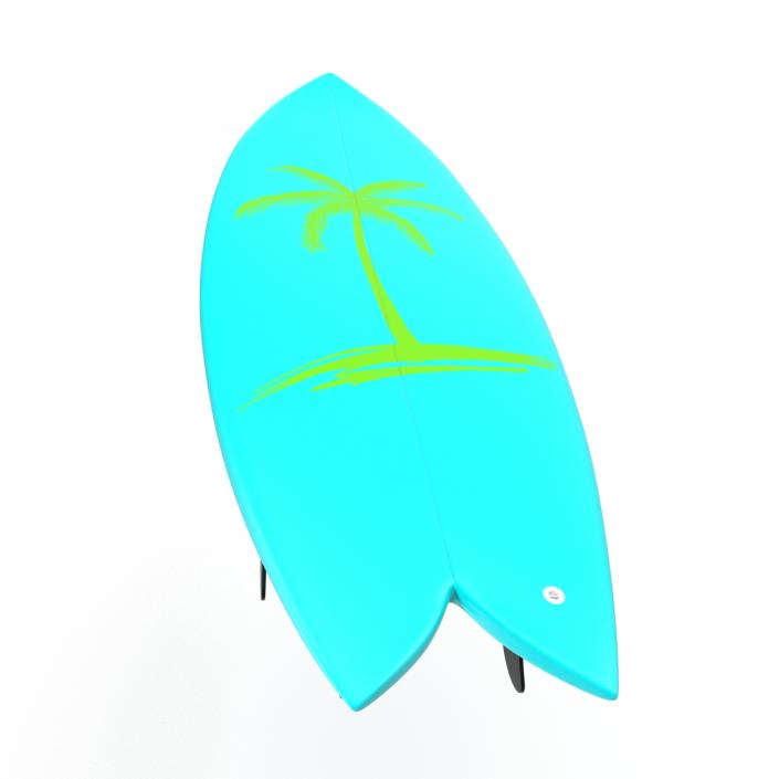 3D Surfboard Fish 4