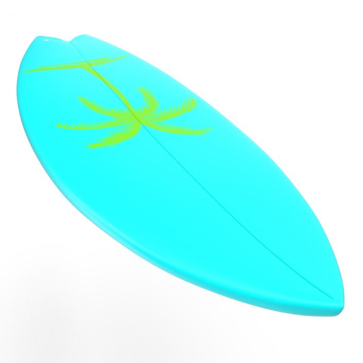 3D Surfboard Fish 4