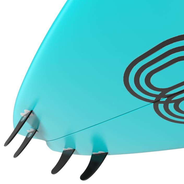 3D Surfboard Fish 4