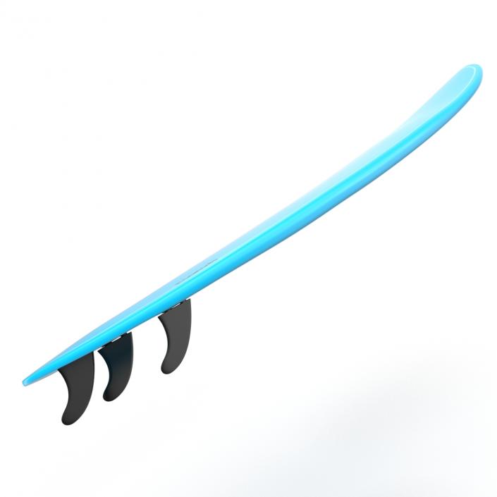 3D Surfboard Funboard model