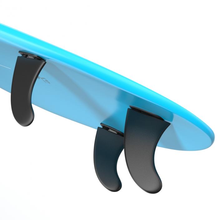 3D Surfboard Funboard model