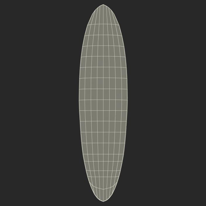 3D Surfboard Funboard model