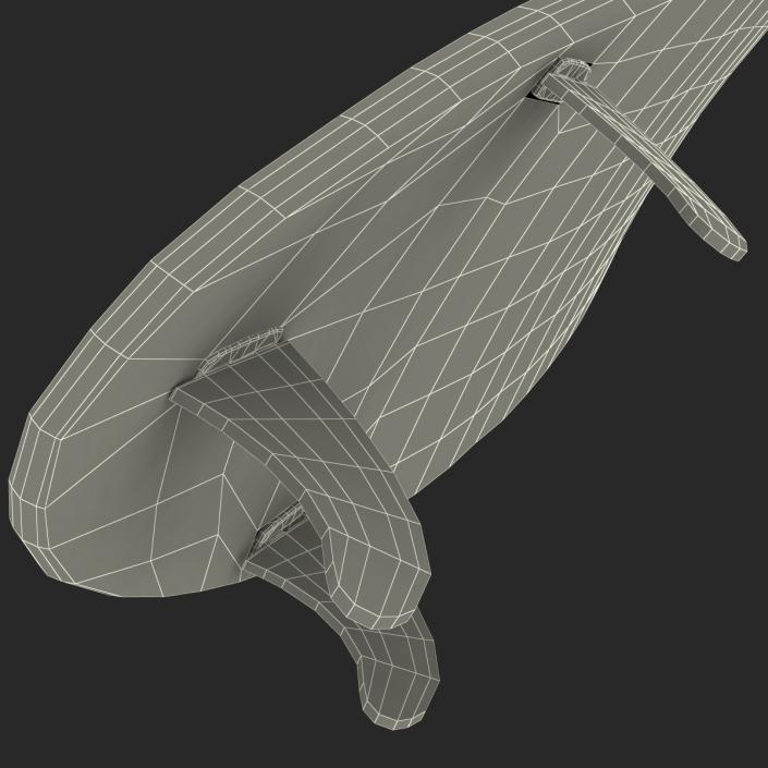 3D Surfboard Funboard model