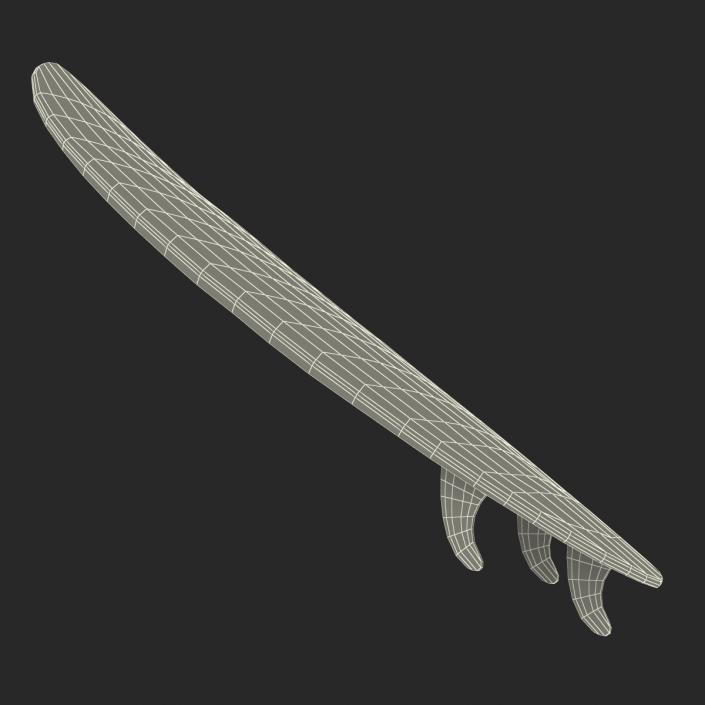 3D model Surfboard Funboard 2