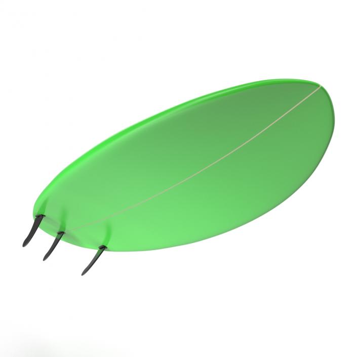 3D model Surfboard Funboard 4