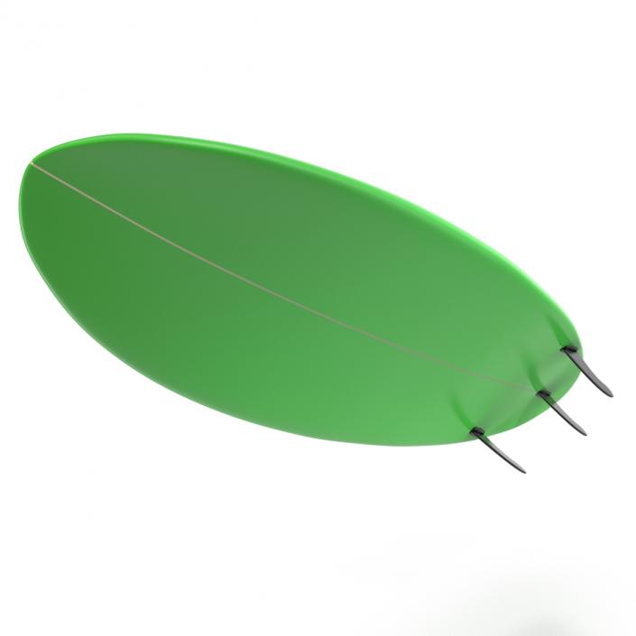 3D model Surfboard Funboard 4