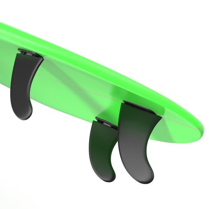 3D model Surfboard Funboard 4