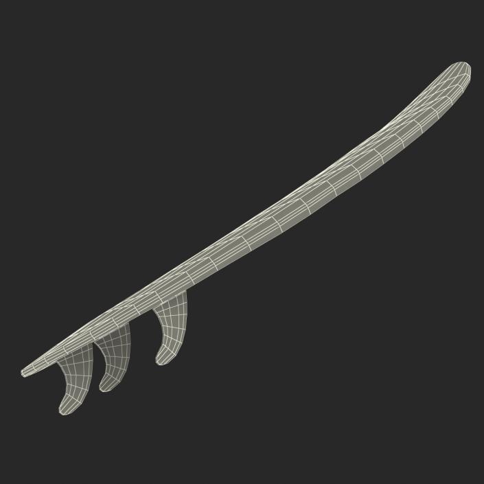 3D model Surfboard Funboard 4