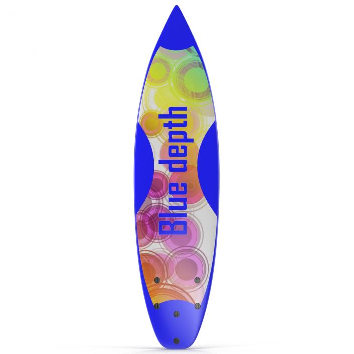 Surfboard Shortboard 3 3D