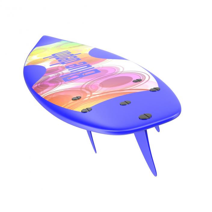 Surfboard Shortboard 3 3D