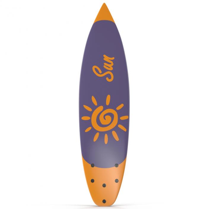 3D model Surfboard Shortboard