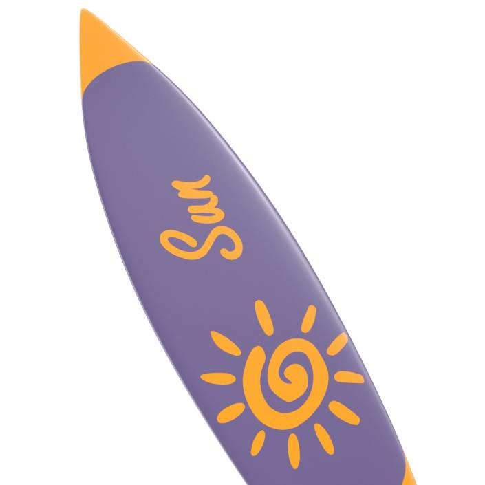 3D model Surfboard Shortboard