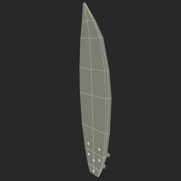 3D model Surfboard Shortboard