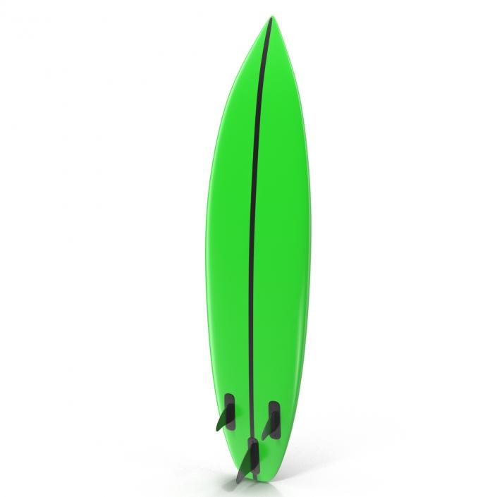 Surfboard Shortboard 4 3D