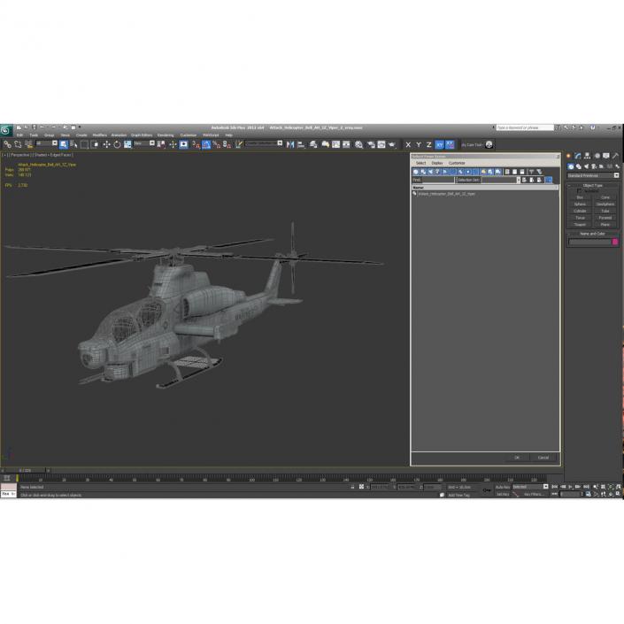 3D Attack Helicopter Bell AH 1Z Viper 2