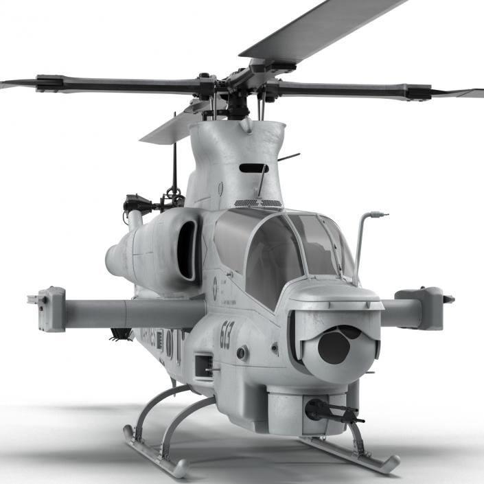 3D Attack Helicopter Bell AH 1Z Viper Rigged 2 model