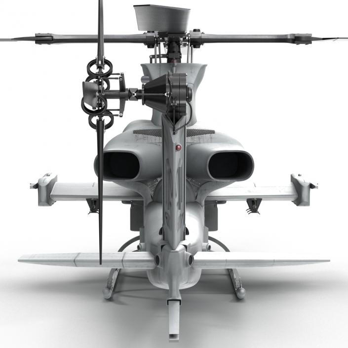 3D Attack Helicopter Bell AH 1Z Viper Rigged 2 model