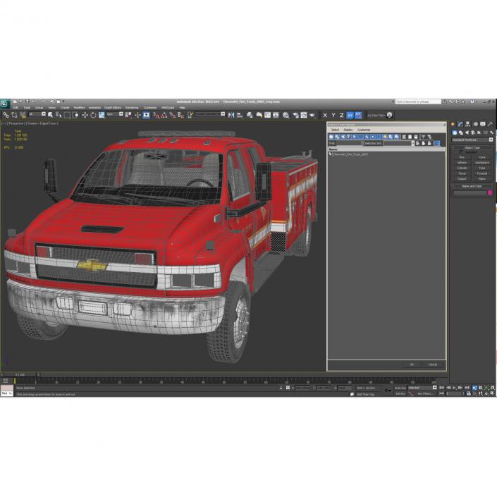 3D model Chevrolet Fire Truck