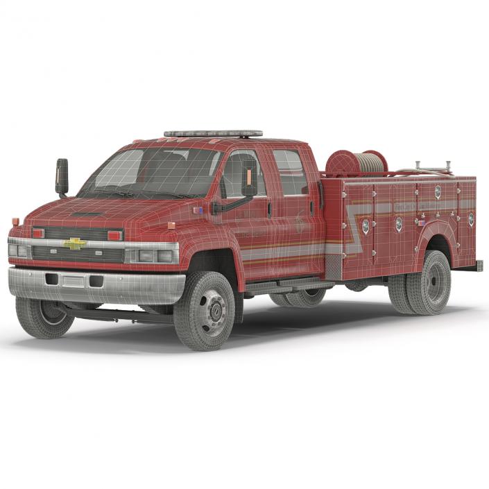 3D model Chevrolet Fire Truck