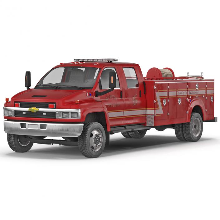 3D model Chevrolet Fire Truck