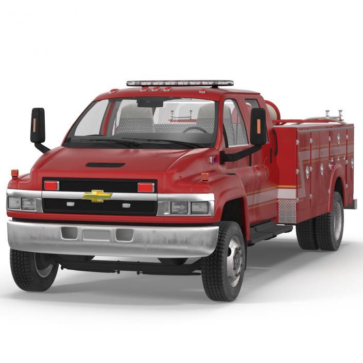 3D model Chevrolet Fire Truck