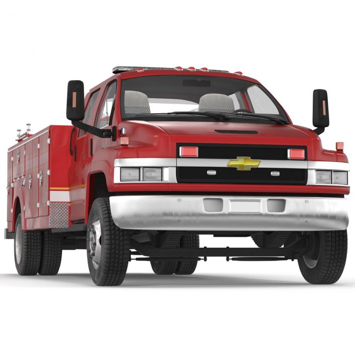 3D model Chevrolet Fire Truck