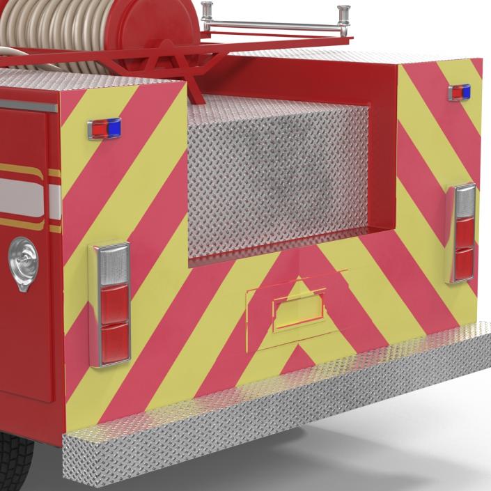 3D model Chevrolet Fire Truck