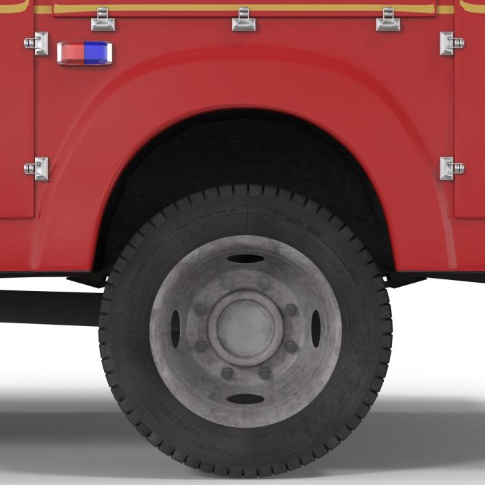 3D model Chevrolet Fire Truck