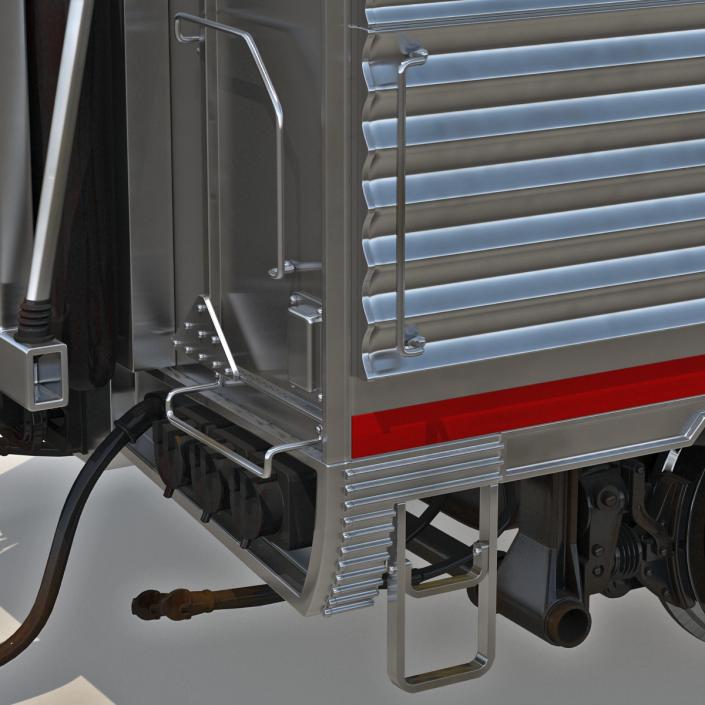 Railroad Amtrak Baggage Car 2 3D model