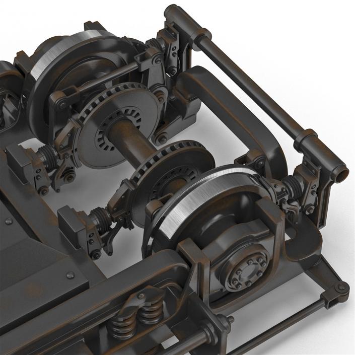 Train Wheels 3 3D model