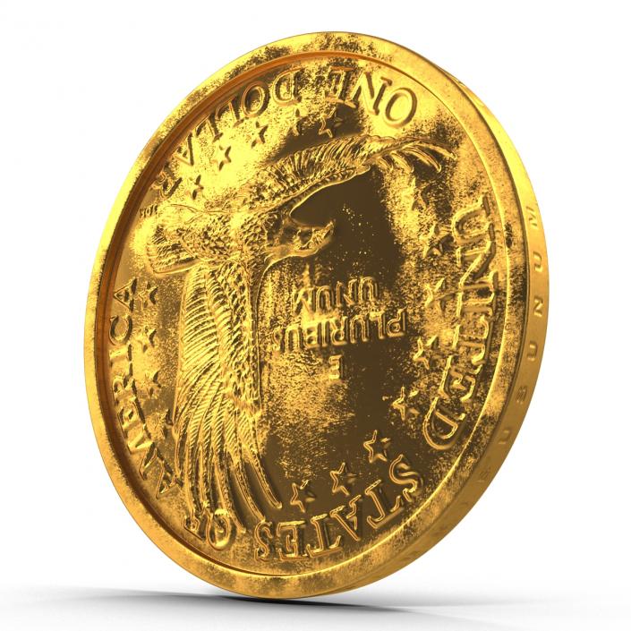 US Sacagawea Dollar 3D model