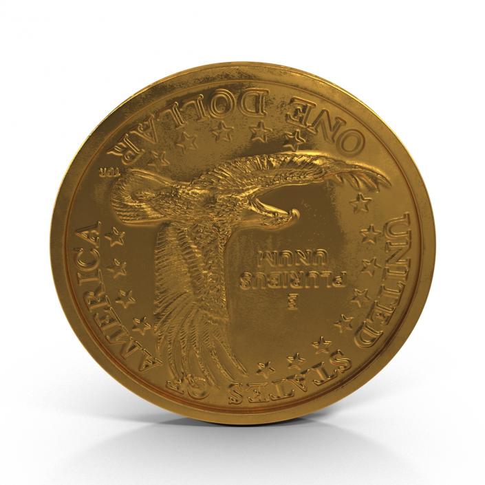 US Sacagawea Dollar 3D model