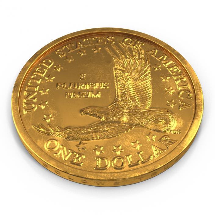 US Sacagawea Dollar 3D model