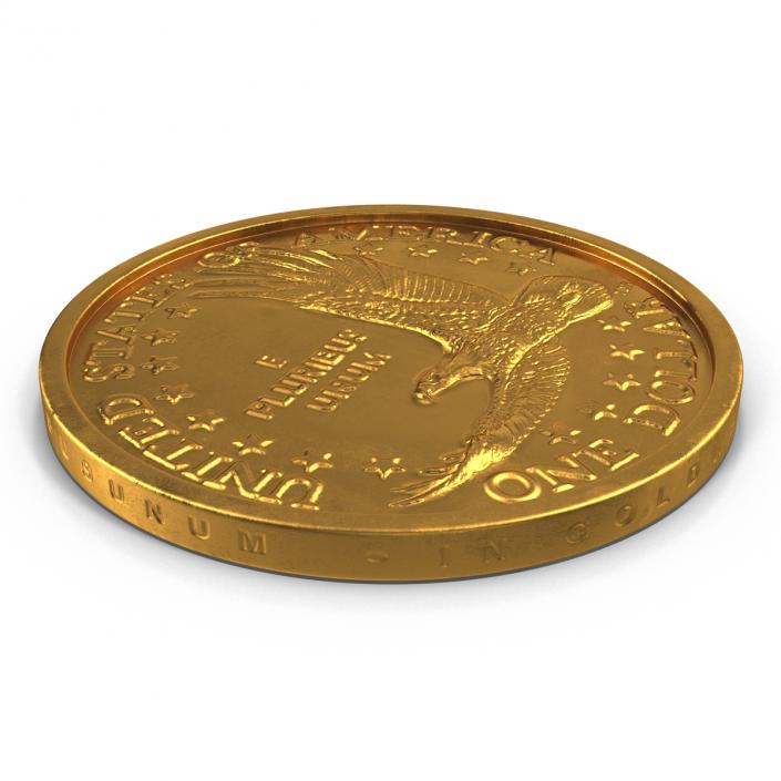 US Sacagawea Dollar 3D model