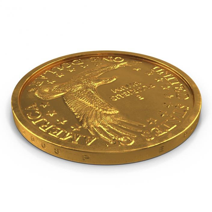 US Sacagawea Dollar 3D model