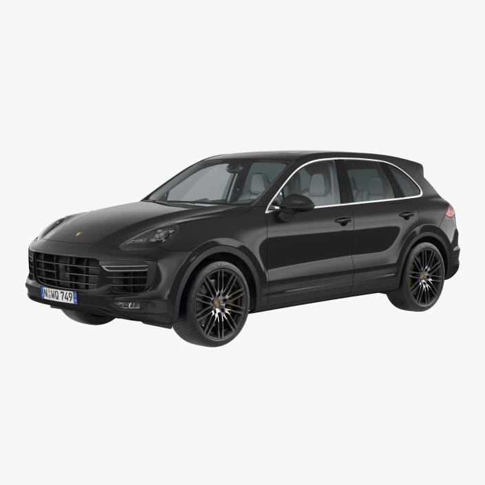 3D model Porsche Cayenne Turbo S 2015 Rigged