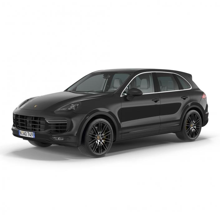 3D model Porsche Cayenne Turbo S 2015 Rigged