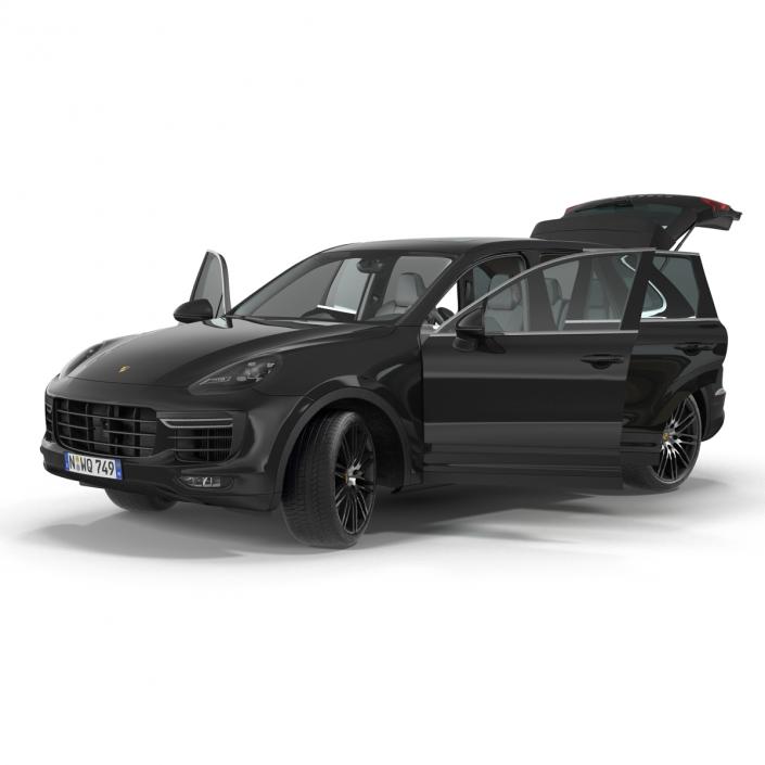 3D model Porsche Cayenne Turbo S 2015 Rigged