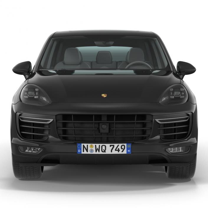 3D model Porsche Cayenne Turbo S 2015 Rigged