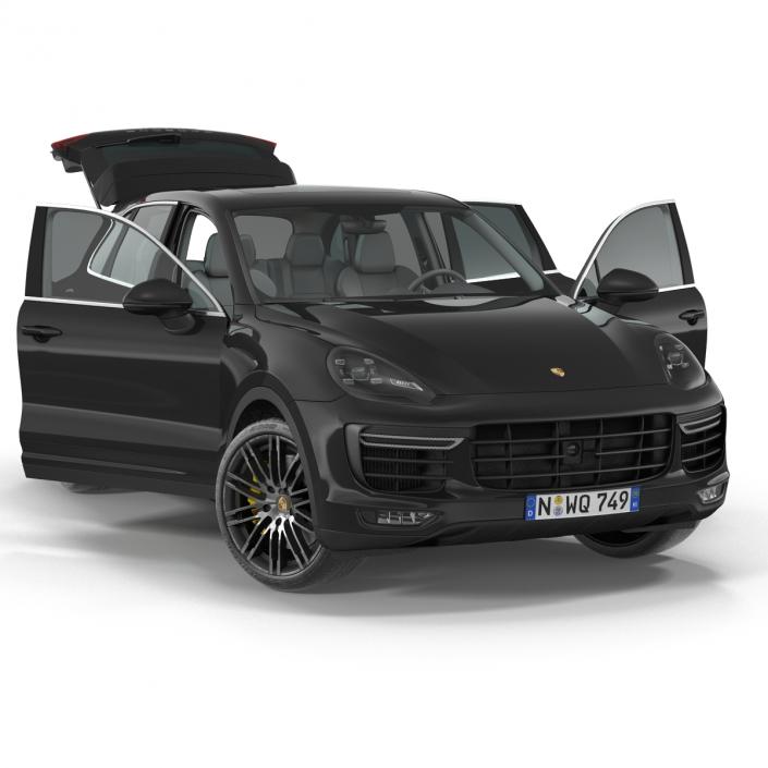 3D model Porsche Cayenne Turbo S 2015 Rigged