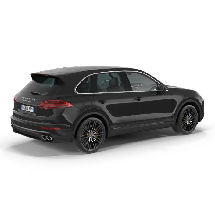 3D model Porsche Cayenne Turbo S 2015 Rigged