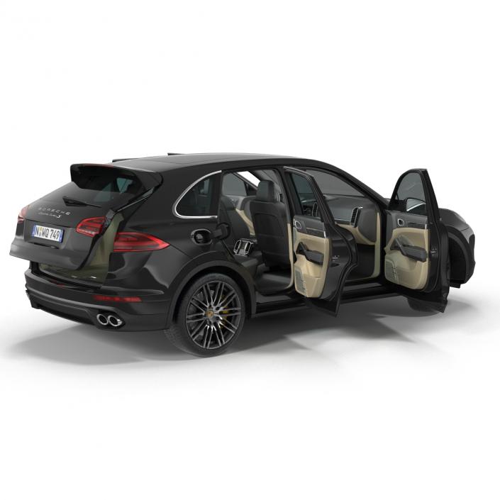 3D model Porsche Cayenne Turbo S 2015 Rigged