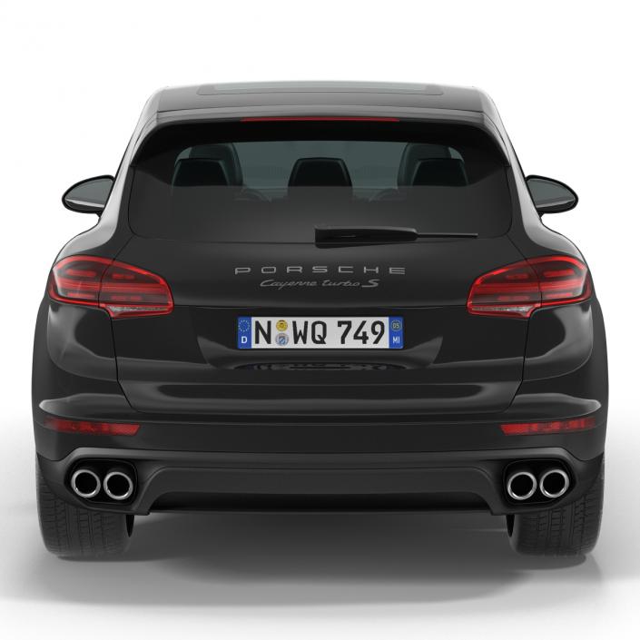 3D model Porsche Cayenne Turbo S 2015 Rigged