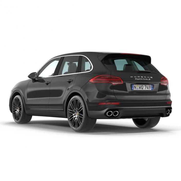 3D model Porsche Cayenne Turbo S 2015 Rigged